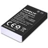 SIMOLIO Batterie Batteria per SM-823D Pro, SM-824D1, SM-824D2 (non per SM-825D Pro)