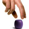 Boompods Zero Cassa con Microfono Portatile Bluetooth - Mini Altoparlante Impermeabile IPX6, 5 Ore di Autonomia, Ricarica Wireless, Funzione Selfie per Doccia, Esterni e Viaggiare, Viola