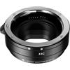 JJC EF-EOS M - Adattatore per obiettivo Canon EOS EF/EF-S su Canon EF-M Mount fotocamera EOS M M2 M3 M5 M6 M6 Mark II M10 M50 M100 - Comunicazione elettronica supportata