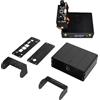 Yunseity Custodia in Lega di Alluminio per Kit Jetson Orin Nano e NX, con Supporto per Fotocamera, Custodia per Mini Computer con Interruttore di Alimentazione, Dissipatore di Calore
