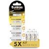 Uniross Pila Batteria MN27 A27 27A 12V Pile Specialistiche Alcaline - Blister Da 5 Batterie