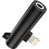 Kefiany Adattatore Jack 3,5mm Cuffie Lightning Caricatore per iPhone 14 Aux Cavetto Accessori Cavo Audio Auricolari Sdoppiatore Headphone Ricarica per Apple iPad Mini Prolunga Cuffia Autoradio Adapter ip-GG