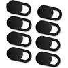 ALIANSHENG [8 Pezzi] Coperchio della Webcam, Copri Webcam Slider Copertura Webcam Ultra Sottile Camera, per Computer Portatile/Smartphone/PC/Accessori del Telefono Cellulare