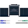STAIGO A1819 A1706 Batteria di ricambio per laptop per EMC 3071 3163 MNQG2LL/A Touch Bar (fine 2016 metà 2017) [11,41V 4320mAh 49,29Wh]