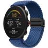 GIOPUEY Cinturini Magnetica Compatibile con Polar Vantage M2, Cinturino in Morbido Nylon Intrecciato [Unisex] [Traspirante] - Blue
