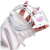 DiyGody Kits di Protezione per Caricabatterie 18/20W Compatibile con iPhone, Protettivi per Cavi USB-C Tipo-L con Colori Cuore per Donne Ragazze, Protezione Linea Dati Impedisce la Rottura del Cavo