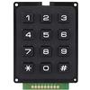 Tonysa Tastiera Esterna 3x4 Tastiera nuovissima, modulo Tastiera con 12 Tasti Tastiera Tastiera 12 Tasti Tastiera per MCU