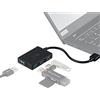 KIWIFOTOS - Splitter hub USB 3.0 a 4 porte, ultra sottile, portatile, adattatore per hub dati per MacBook, Mac Pro/mini, Surface Pro,PS4, HDD mobile, tastiera, mouse, unità flash USB, microfono USB