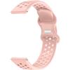 Supore Silicone Cinturino per Orologi da 18mm 22mm, Cinturini di Ricambio in Gomma a Sgancio Rapido, Confortevole Traspirante, Cinghie Morbida Impermeabili Cinturino per Uomo Donna
