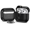 GIOPUEY Cover Compatibile con Airpods 4 2024, Case[Resistenza alla caduta] Combinazione di PC rigido + materiale TPU morbido [Antiscivolo] - black