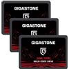 Gigastone SSD SATA III 128GB (3 Pack) 2,5 SSD interno 3D NAND Internal Solid State Drive Compatibile con Laptop e PC Desktop 2.5 Inch Velocit? di Lettura fino a 520MB/s SLC Cache Performance