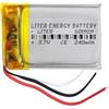 Liter energy battery Batteria a 3 cavi 501929 LiPo 3.7V 240mAh 0.888Wh 1S 5C Liter Energy Battery Ricaricabile con PCM termistore NTC Smartwatch Elettronica - Non adatto per Radiocomando 31x19x5mm (3P|240mAh|501929)
