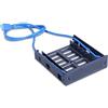 Hopbucan 2 frontali USB 3.0 con dispositivo 3,5/HDD o 2,5 SD/HDD 5,25 floppy a supporto 'alloggiamento 'unità ottica