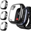 Upeak 3 Pack Cover per XPLORA X5 Play, Custodia Protezione Pellicola Complessiva Cover in Vetro Temperato per PC per XPLORA X5 Play, Nero