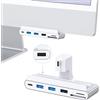 GEWOKLIY Hub USB C 7 in 1 per iMac M1/M3/M4 - USB 3.0 5 Gbps, lettore di schede SD/TF, docking station per iMac 24 pollici (M1/M3/M4)
