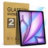 zenrich Confezione da 2 pellicole protettive per iPad Air 13 pollici 2026/2025/2024 con anti luce blu, pellicola protettiva in vetro temperato con durezza 9H/HD trasparente/resistente ai graffi/senza