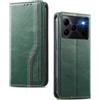 MOJIA Custodia per Doogee Note 56 / Note 56 Plus/Note 56 Pro, Cover Wallet in PU Pelle [Standard Business], Protezione Totale, con Funzione Stand e Chiusura Magnetica. Green