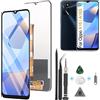 RongZy LCD Display per 6.52 Oppo A16 CPH2269 / Oppo A16s CPH2271 Schermo LCD Touch Screen Assemblea Sostituzione di Vetro Digitalizzatore con Strumenti(Nero)