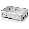 VONETS Gigabit 5 porte PoE Switch Extender con 3 PoE Out, 1 uplink, 1 SFP 10/100/1000 Mbps, switch Ethernet IEEE/PoE 802.3at/af per porta di rete PoE, Plug and Play