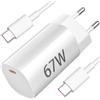iMangoo 67W per Turbo Caricabatterie Rapido USB C per Xiaomi 15 14T 13T 13 Pad 7 Pro,Type C Caricabatterie rapido Adattatore Charge-Turbo con 6A Cavo USB C 1M per Xiaomi Redmi Note 14 13 12 11 Pro 14s POCO X6