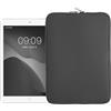 kwmobile Cover Tablet Compatibile con 9,7-11 Tablet - Custodia eReader Universale - Copertina Protettiva in Neoprene Grigio