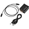 ASHATA - Convertitore digitale analogico/coassiale/Toslink a analogico stereo R/L, adattatore convertitore S/PDIF per commutazione domestico e professionale