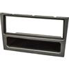 tomzz Audio 2439-065 Ghiera radio compatibile con Opel Agila Corsa C Combo Omega B Vectra C Vivaro Meriva Suzuki Ignis Wagon R antracite metallizzato