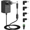 AmzFwing Adattatore di alimentazione DC 9V 2A, AC 110 - 240V, trasformatore da 9 Volt per Arduino UNO R3, Schwinn Bike, Crosley Cruiser piatto bilancia da cucina.