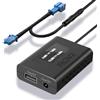 FitDVR Adattatore di alimentazione per dashcam (3 pin) compatibile con Citroen Peugeot e DS, alimentazione USB con display a LED, collegamento al sensore pioggia, uscita 5V 12V, facile da installare, D3-037