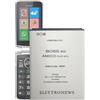 MUKUZI Batteria compatibile con Brondi Amico Flip 4G Plus BOSS 4G (ricambio per Amico Flip 4G+)