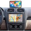 Inefala 2G+64G Android 15 Autoradio per VW Golf Passat Tiguan Polo Caddy Skoda Seat Touran, 9 Touchscreen Stereo Auto Bluetooth con Wireless Carplay & Android Auto GPS/WiFi/RDS/FM Mic Retrocamera