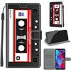 YIRRANZD Cover per Xiaomi Redmi Note 7 / Redmi Note 7 Pro, Protettiva Portafoglio in Pelle PU Cover Libro [Verniciato], Flip Caso Antiurto Custodia per Redmi Note 7 / Redmi Note 7 Pro (Nastro)