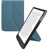 kwmobile Custodia Pieghevole Compatibile con Pocketbook InkPad 4 / Color 3 / Color 2 Cover - Cover Magnetica Pelle PU eReader con Stand - petrolio