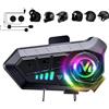 JJXCYH Casco Moto Auricolare, auricolare casco moto, auricolari bluetooth moto wireless 5.3 Impermeabile IPX67 Forte Bass Altoparlanti Cuffie 1000mAh