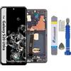 It'Go OLED HD (6.67 inch) Display per Samsung S20 Ultra G988 LCD Schermo di Ricambio Touch Screen con Strumento Nero con Telaio di Alta qualità