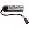 HIGHAKKU Batteria di ricambio compatibile con ER17500 V CS1W-BAT01 3,6 V con spina marrone