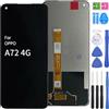iYAiYO Schermo LCD Display Digitalizzatore Touch Screen Ricambio Compatibile con Oppo A72 CPH2067 Schermo Completo con Strumenti-Nero