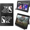 Flight Flap, Supporto pieghevole per tablet e cellulare da aereo, extra large, flessibile, 30,5 x 17,8 cm, per scrivania, Kindle, letto, accessori da viaggio essenziali per lunghi voli, nero