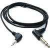 System-S Cavo audio, 180 cm, stereo, TRS, 6,35 mm, connettore jack da 3,5 mm