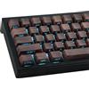 JakeTsai Copritasti con stampa laterale-PBT, Texture noce, Shine Through, Copritasti Double Shot 75 percento, dye-sub, Copritasti Cherry Profile per Gateron MX Switches Tastiera Meccanica