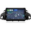 KeiDilie CADLEY 9 [2+64G] Android 15 2 Din Autoradio per Ford Kuga Escape C-max 2013-2017-[Integrato Wireless CarPlay/Android auto/GPS Sat Nav/Bluetooth 5.0/Wifi/4G/Mirror Link]+Fotocamera