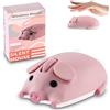 LIKE SHOW Mouse wireless Dual Mode Bluetooth 5.1/2.4G USB a forma di maiale, 1200 DPI, portatile, senza fili, mouse ergonomico per laptop, PC, iPad, Windows/iOS/Android, regalo per bambini (rosa)