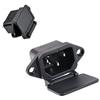 Oiyagai 10 Pcs Connettore di Alimentazione IEC 320 C14, Spina Pannello Montaggio con Coperchio a Molla, AC 250V 10A