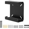 Yaotieci Supporto Mini PC in metallo per Beelink SER6, SER8, EQR6, EQi12 Mini PC - Supporto VESA / Supporto da parete / sotto scrivania - Nero, facile da montare - con per l'organizzazione dei cavi