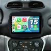 ACAVICA 9" Autoradio Android 15 per Jeep Renegade 2014-2019 4+64GB | Wireless CarPlay/Android Auto, Bluetooth 5.4 DSP Audio, GPS Navigatore, Touch Screen, SWC, USB, WiFi 6.0