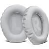 SOULWIT Cuscinetti di Ricambio Professionali per JBL Quantum 100/100X/100P/100M2 (Q100/Q100X/Q100P/Q100M2), Quantum 350 (Q350) Cuffie, Padiglioni Auricolari con Schiuma ad Alta Densità, Pelle Proteica
