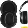 Geekria Cuscinetti auricolari di ricambio in pelle proteica per cuffie Denon AH-D2000, D5000, D5200, D7000, D7200, D9200, parti di riparazione (nero)