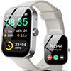 Rainpal Smartwatch Donna Uomo, 1,91 HD Touchscreen Smart Watch con Funzione Telefono, 112+ Modalità Sportive, Orologio Fitness Impermeabile Ip68 con Pulse Sleep Monitor (Beige)