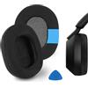 Geekria Sport Cooling-Gel Cuscinetti di ricambio per cuffie Sony WH1000XM5, WH-1000XM5, cuscinetti auricolari auricolari, parti di riparazione (nero)