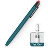 TRONWIN Custodia per Apple Pencil 1° generazione in silicone antiscivolo Apple Pencil 1 Custodia classica con clip stabile compatibile con Apple Pencil 1° generazione (verde profondo)
